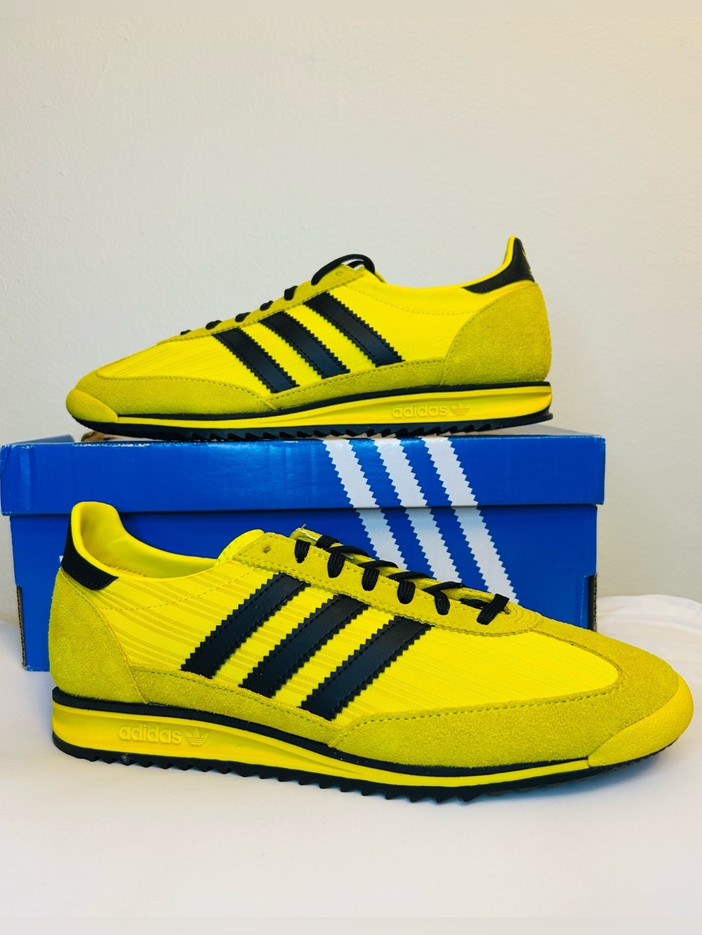 Adidas SL 72 OG Yellow Black Sneakers Women’s 8.5 NWT